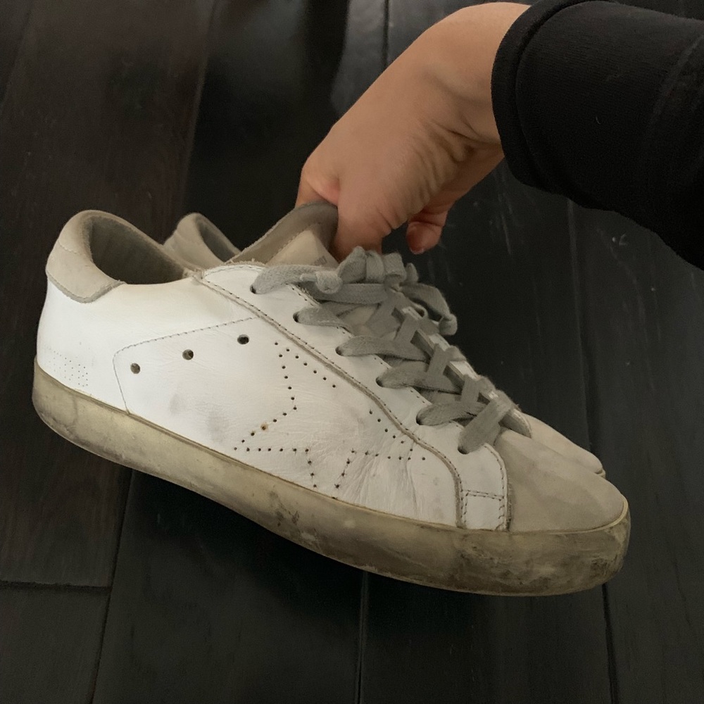 Golden Goose Superstar White Skate Sneakers
